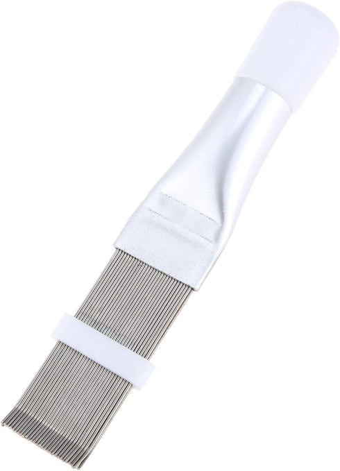 QzoneLife® AC Fin Comb Stainless Steel Air Conditioner Condenser and Radiator Fin Straightener Cleaner Repair Tool Metal Air Conditioning Brush Ac...