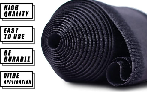 2 Pcs Black Floor Cord Cover for Office Carpet Wire Cover Under Desk Cable Grip Strip Management Hold Cords in Place for Power Cords Audio Cables ...