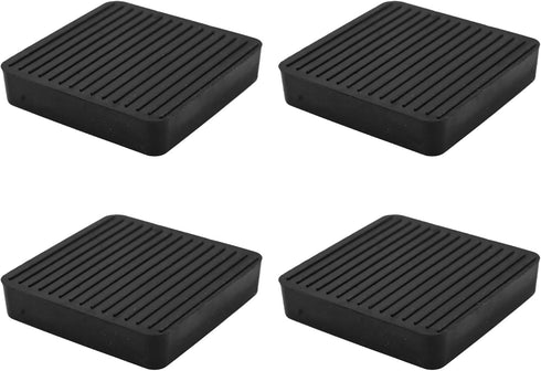 Non Slip Furniture Pads, SAFYY Square Rubber Anti Skid Caster Cups Leg Coasters, Couch, Chair, Feet, and Bed Stoppers with Anti-Sliding Floor Grip...