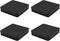 Non Slip Furniture Pads, SAFYY Square Rubber Anti Skid Caster Cups Leg Coasters, Couch, Chair, Feet, and Bed Stoppers with Anti-Sliding Floor Grip...