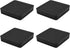 Non Slip Furniture Pads, SAFYY Square Rubber Anti Skid Caster Cups Leg Coasters, Couch, Chair, Feet, and Bed Stoppers with Anti-Sliding Floor Grip...