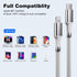 for USB C to Lightning Magnetic Charging Cable (2 pack3.3ft) Tangle-Free Charging Cable Surrounded Magnets Easy Storage Hassle-Free Handling Fast ...