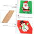 5pcs Cream Spatula Frosting Spatula Wooden Handles Silicone Baking Sheet Christmas Cake Decorating Spatula Christmas Rubber Spatula Cake Baking Sc...