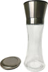 Elegant GRINDER 7 inch tall, Eco-Friendly Stainless Steel and Glass grinder, with Adjustable Ceramic Grinder, Spice Mill, Pepper Grinder or Salt G...