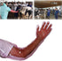 50Pcs Disposable Soft Plastic Film Gloves, Vet Gloves Palpation Sleeve Artificial Insemination Gloves 35.5inch Full Arm Gloves Livestock Gloves fo...