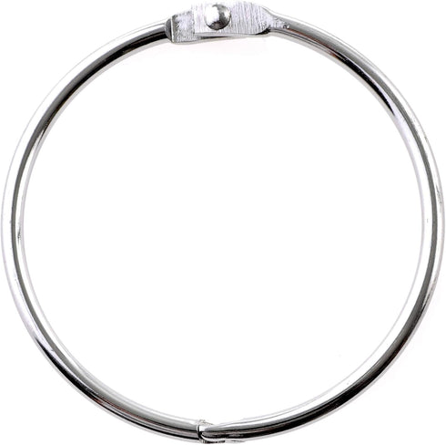 SlipX Solutions Chrome Simple Slide Shower Curtain Rings Provide Effortless Gliding on Standard Shower Rods (Rust Resistant, Snap Closure, Set of ...