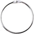 SlipX Solutions Chrome Simple Slide Shower Curtain Rings Provide Effortless Gliding on Standard Shower Rods (Rust Resistant, Snap Closure, Set of ...