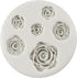 Rose Silicone Candy Mold Mini Flower Fondant Chocolate Molds for Cake Decorating Cupcake Topper Candy Chocolate Polymer Clay Gum Paste...