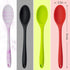 4 Pcs Silicone Spoons for Cooking, 10.6'' Large Mixing Spoon for Cooking Heat Resistant Basting Spoon Serving Spoon, Non Stick Kitchen Utensil Spo...