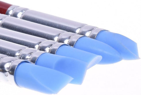 Meta-U 5 Pcs Clay Color Sculpting Shapers – Flexible Rubber Tip Shaping Pen Wipe Out Painting Brushes Carving Tools...