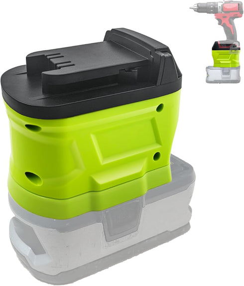 M18 Adapter for Ryobi Battery to Milwaukee 18V M18 Tools, Convert for Ryobi 18V one+ Battery to Fit for Milwaukee M18 18Volt Cordless Power Tools ...