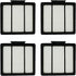 4-Pack AV2501AE RV1001AE Filter Replacement for Shark ION,IQ,EZ AI Series Vacuum AV910/911S/912S/915S AV753 RV100AE UR1000SR AV2001WD RV1001 AV752...