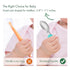 Baby Fork and Spoon Set with Carry Case Baby Training Utensils Self Feeding Toddler Silverware Silicone and Stainless Steel Kids and Toddler Utens...