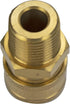 Simpson Cleaning 7102246 Replacement 3/8-Inch QC Socket for Pressure Washer Pumps, 1/2-Inch MNPT, Gold...