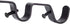 Ycolnaefllr Set of 3 Oil Rubbed Bronze Double Rod Holders Heavy Duty Double Curtain Rod Brackets Double Curtain Rod Hanging Brackets for 1 and 0.7...