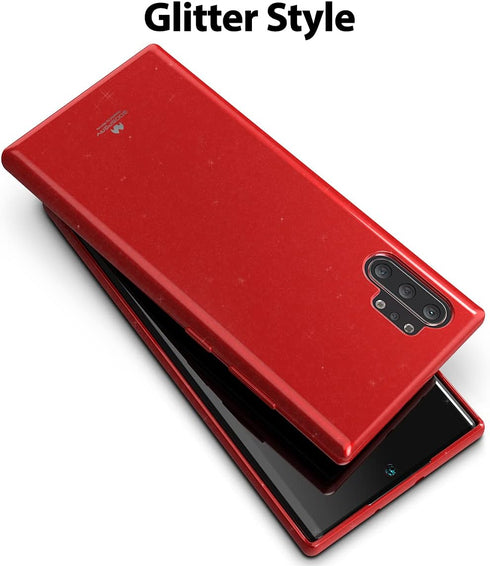 GOOSPERY Pearl Jelly for Samsung Galaxy Note 10 Plus Case (2019) Slim Thin Rubber Case (Red)...