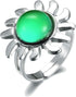 12pcsChristmas present Mixed Mood rings classic temperature change color mood ring lovers (Adjustable Size)...