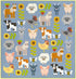 Elizabeth Hartman Fab Farm Pattern, Multi...