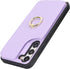 for Samsung Galaxy S22 Case with Card Holder and Strap for Women,Crossbody Lanyard,Ring Stand,Snap Clasp,Phone Wallet Cases 6.1 inch(Purple)......