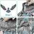 Metal Wall Art Owl Eagle Wall Decor Metal Bird Outdoor Wall Decor Modern Hanging Wall Sculpture for Garden Fence Patio Porch Living Room Bedroom (...