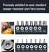 ROTATION 14-Piece Tamper Resistant Star Bits, Chrome Vanadium Steel, T5 - T40 Impact Grade Security Torx Bit Set, 1/4-inch Hex Shank...