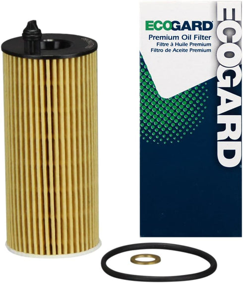 ECOGARD X10569 Premium Cartridge Engine Oil Filter for Conventional Oil Fits BMW X3 2.0L 2018-2021, 330i 2.0L 2017-2022, 330i xDrive 2.0L 2017-202...