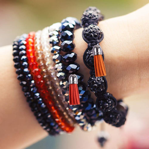 SIQUK 160 Pieces Keychain Tassels Leather Tassel Bulk for DIY Keychain and Craft, 32 Colors...