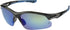 Ironman Ambition Blade Sport Sunglasses for Men, Crystal Grey/Turquoise Mirror, 71mm...