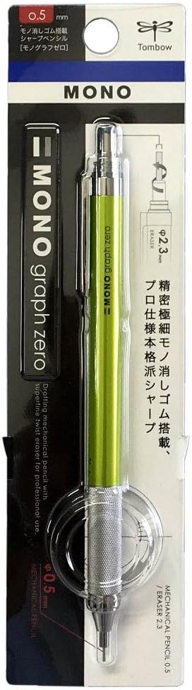 Tombow Mechanical Pencil Mono Graph Zero 0.5mm (Lime)...