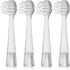 Replacement Toothbrush Heads Compatible with Papablic BabyHandy Sonic Electric Toothbrush 18-36 Months (Transparent)...