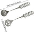 6Pcs Vintage Coffee Spoons 18/10(304) Stainless Steel Sugar Stirring Spoon Retro Royal Style Teaspoon with Slotted Design for Dessert Ice Cream Mi...