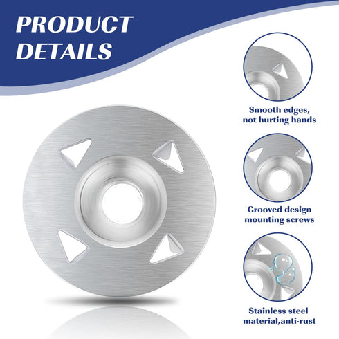 200Pcs Fastener Kit Board Hardware Set for Foam Board,100Pcs 1-1/8 Inch Galvanized Steel Washers for Installation and 100Pcs Stainless Steel Screw...