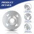 200Pcs Fastener Kit Board Hardware Set for Foam Board,100Pcs 1-1/8 Inch Galvanized Steel Washers for Installation and 100Pcs Stainless Steel Screw...