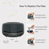 True HEPA Filter - Replacement Air Purifier Filter for QUEENTY F006 Car Air Purifier...