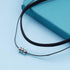 Boho Layered Suede Choker Necklace Short Black Velvet Choker Necklace Vintage Leather Necklace Silver Bead Collar Necklace Chain Jewelry for Women...