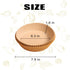 Air Fryer Disposable Paper Liner - 100PCS 6.3In Round Non-Stick Insert Parchment Paper Liners, Oil-proof, Water-proof Cooking Baking Roasting Filt...