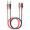 Goupchn 4mm Banana Plug to Alligator Clip Test Leads Crocodile Clips Copper Soft Flexible Cable Wire Set 2PCS Red Black...