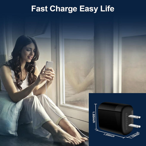 Type C Charger, 20W Super Fast Charger for Samsung Galaxy S24 S23 S22 Ultra A15 A14 5G A54 A13 A23 A03s A53 S21 FE S20,Z Fold 5,Z Flip 5,USB C Cha...