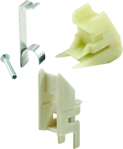 Prime-Line FS 291B Block and Tackle Top and Bottom Guides, 1-3/32 In., Plastic and Steel Components (Single Pack)...