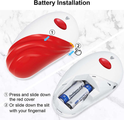 Electric Can Opener,Automatic Can Opener,Hands-Off/Smooth Edge/Battery Operated/Portable One Touch Opener,Electric Can Openers for Kitchen for Sen...