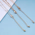 Bohemia Layering Necklace Choker Chain Gold Butterfly Pendant Necklace Chain Floating Pearl Choker Necklace Pearl Beads Necklace Jewelry for Women...