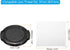 PATIKIL 37mm Lens Cap, 5 Pack Sides Pinch Snap Camera Lens Cover for Front Lens with Cloth, Suitable for 37mm Thread Universal DSLR Lenses for Nik...