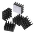Easycargo 124pcs Heatsink Kit 9 Sizes Multicolor Aluminum Copper + 3M 8810 Thermal Conductive Adhesive Tape, Cooler Heat Sink Cooling VRM VRAM CPU...