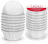 Caperci White Foil Cupcake Liners Standard Muffin Wrappers 150-Pack - Premium Greaseproof & Sturdy Cupcake Papers for Baking...