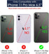 iPhone 11 Pro Max Case Fit Magnetic Car Mount & Wireless Charging, Premium PU Leather Phone Back Cover, Slim Full-Body Protective Hybrid Bumper fo...