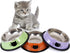 Pet Bowl Stainless Steel Non-Skid Rubber Base Dog Bowl Cat Bowl GR OR PP...