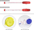 DiCUNO 60-Inch 1.5 Meter Soft and Retractable Tape Measure Medical Body Measurement Tailor Sewing Craft Cloth Dieting Measuring Tape (3 Colors Pac...