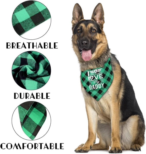 Dog Bandana, Dog Bandana, Dog Scarf Classical Plaid Printing, Dog Scarf Accessories, Dog Bandana Pet Scarf, Christmas Birthday Thanksgiving Dog Da...
