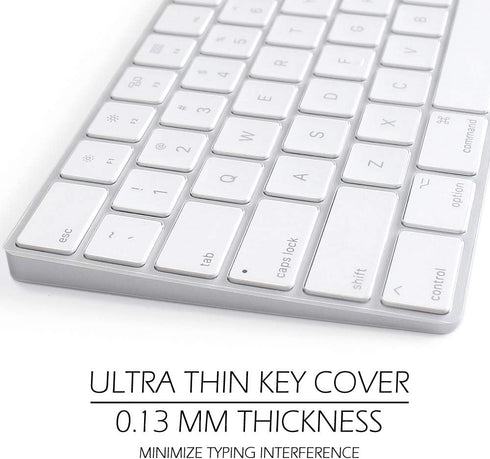 ProElife Keyboard Cover Skin for 2018-2017 Apple Magic Keyboard with Numeric Keypad A1843 US Enter MQ052LL/A Wireless Bluetooth Keyboard Ultra Thi...