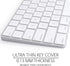 ProElife Keyboard Cover Skin for 2018-2017 Apple Magic Keyboard with Numeric Keypad A1843 US Enter MQ052LL/A Wireless Bluetooth Keyboard Ultra Thi...